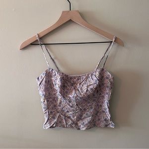 PacSun | Floral crop top